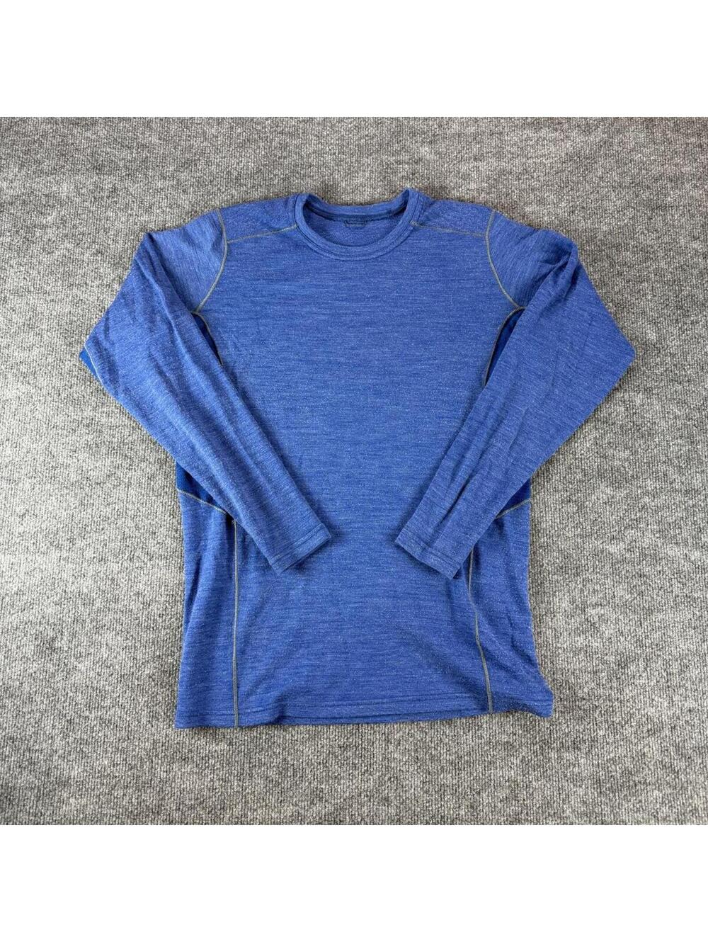 Kuhl Long Sleeve Cobalt Blue Thermal Shirt M, Thumbholes exercise running hiking